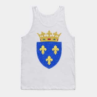 Small Coat of Arms, Kingdom of France Tank Top